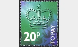 20p Sea Green [To Pay Labels]