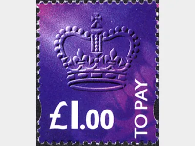 £1 Purple Pink [To Pay Labels]