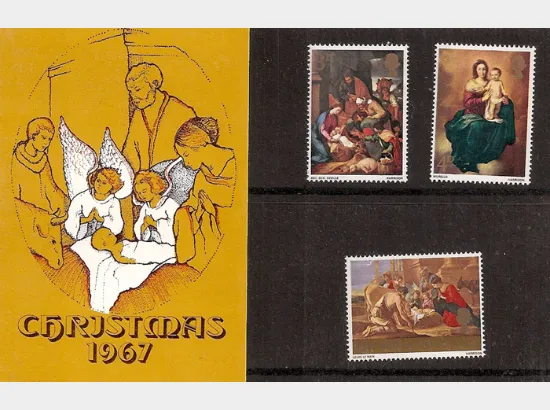 Christmas 1967 (3d & 1/6d)