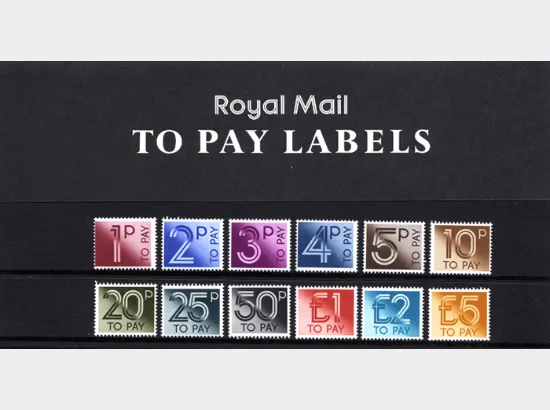 1p to £5 [To Pay Labels]