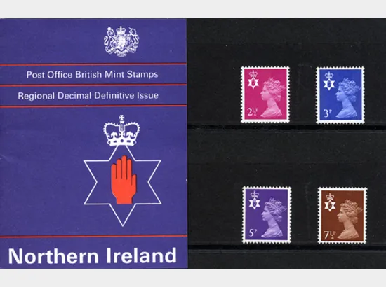 Northern Ireland 2 1/2p, 3p, 5p, 7 1/2p