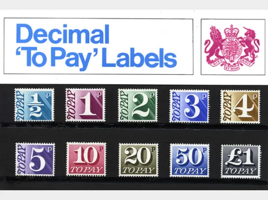 1/2p - £1 [To Pay Labels]