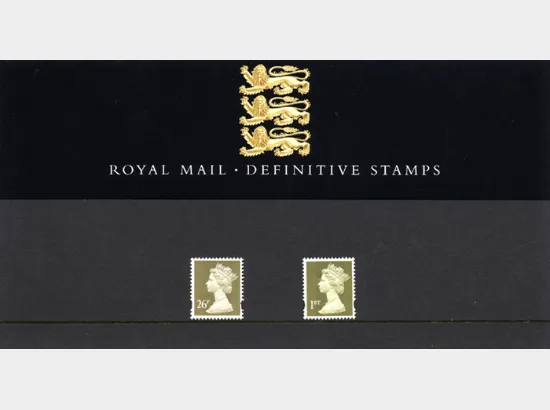 Machins (EP): Gold Definitives: 1st & 26p