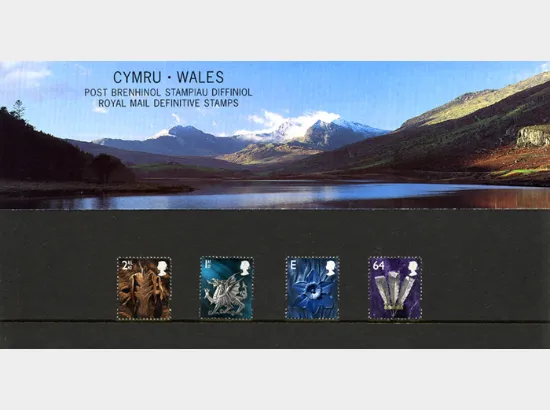 Wales 2nd, 1st, E, 64p