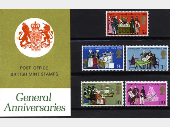 General Anniversaries 1970