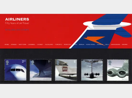 Airliners: Stamps