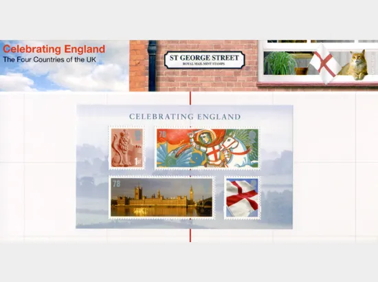 Celebrating England: Miniature Sheet