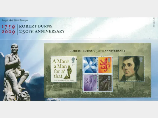 Robert Burns: Miniature Sheet