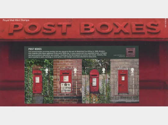 Post Boxes: Miniature Sheet