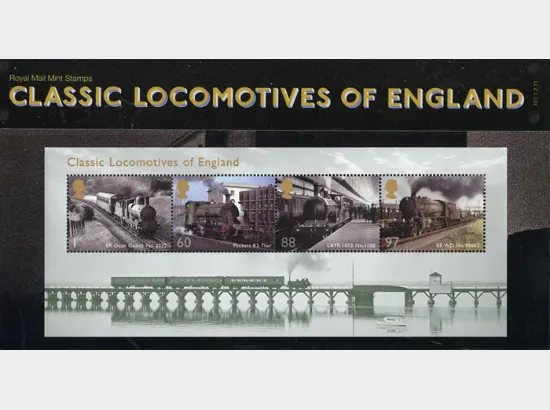 Classic Locomotives: Series No.1: Miniature Sheet