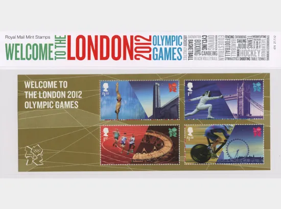 Welcome to the London 2012 Olympic Games: Miniature Sheet