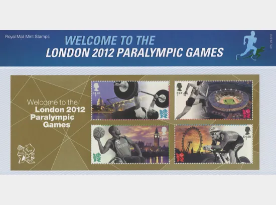 Welcome to the London 2012 Paralympic Games: Miniature Sheet