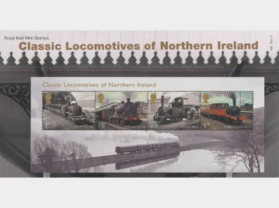 Classic Locomotives: Series No.3: Miniature Sheet