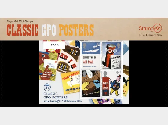 Spring Stampex Exhibition Overprint: Miniature Sheet