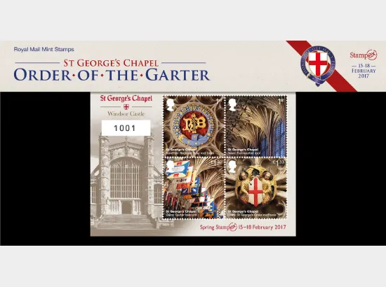 Windsor Castle: Stampex Overprint Miniature Sheet