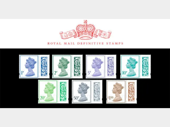 Machins Barcoded: 1p, 2p, 5p, 10p, 20p, 50p, £1