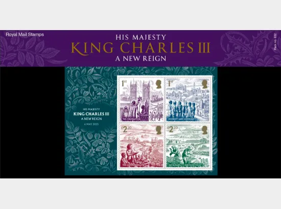 Charles III New Reign: Miniature Sheet