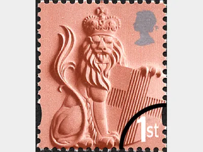 England 1st Crowned Lion & Shield