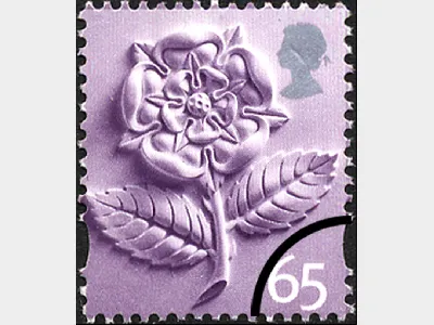 England 65p Tudor Rose