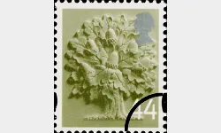 England 44p Oak Tree