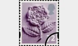 England 72p Tudor Rose