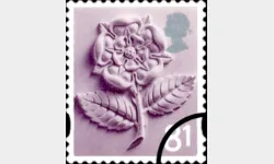England 81p Tudor Rose
