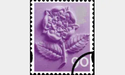 England 90p Tudor Rose