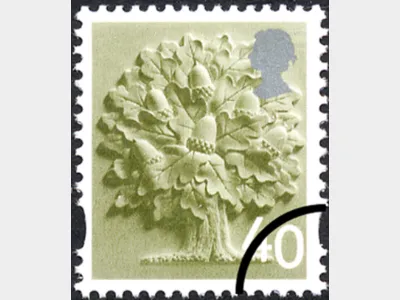 England 40p Oak Tree