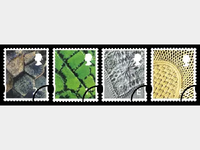 Northern Ireland (white borders) 2nd, 1st, E, 68p