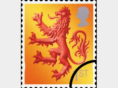 Scotland 1st Scottish Lion (Self Adhesive)