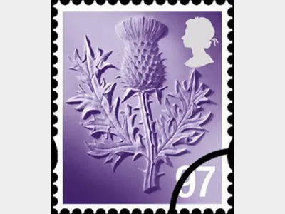 Scotland 97p Thistle