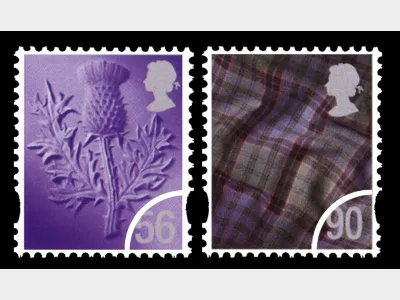 Scotland 56p, 90p
