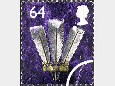Wales 64p Prince of Wales Feathers