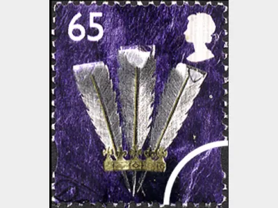 Wales 65p Prince of Wales Feathers