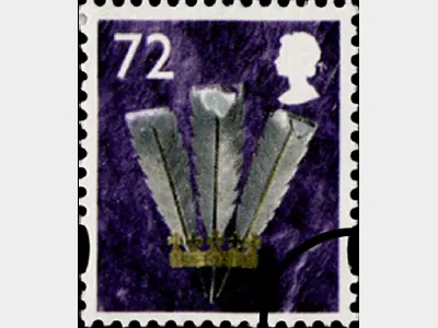 Wales 72p Prince of Wales Feathers