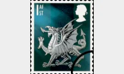 Wales 1st Welsh Dragon (Self Adhesive)
