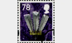 Wales 78p Prince of Wales Feathers