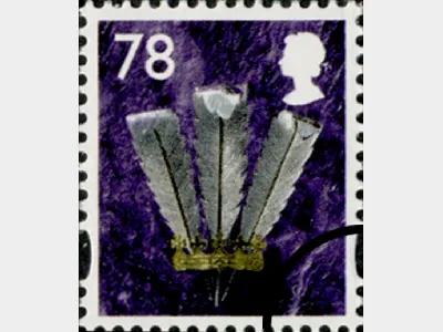 Wales 78p Prince of Wales Feathers
