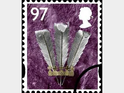 Wales 97p Prince of Wales Feathers