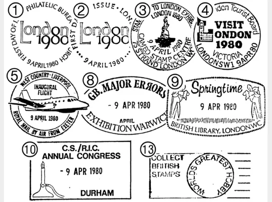 London 1980: 50p Stamp London 1980: 50p Stamp
