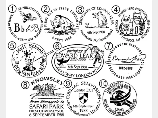Edward Lear: Stamps Edward Lear: Stamps