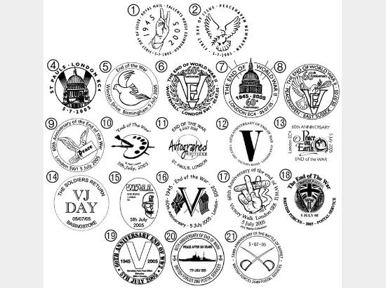 End of the War: Miniature Sheet End of the War: Miniature Sheet