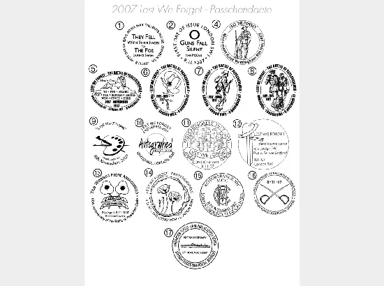 Lest We Forget 2007: Miniature Sheet Lest We Forget 2007: Miniature Sheet