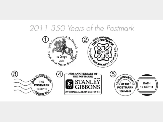 350 Years of the Postmark: Generic Sheet