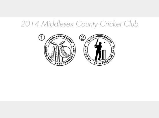 Middlesex CCC [Commemorative Sheet]