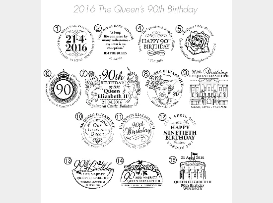 H M The Queen's 90th Birthday: Miniature Sheet