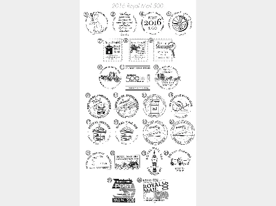 Royal Mail 500: Miniature Sheet