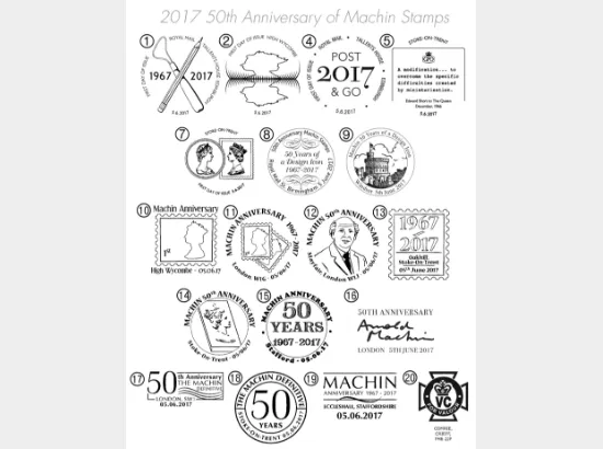 Machin Golden Anniversary: Miniature Sheet Machin Golden Anniversary: Miniature Sheet