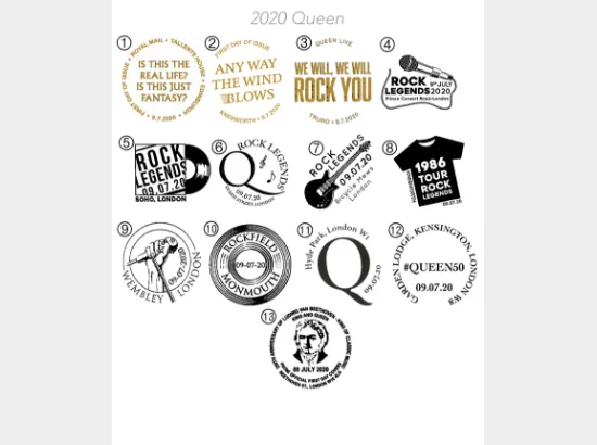 Queen: Miniature Sheet Queen: Miniature Sheet