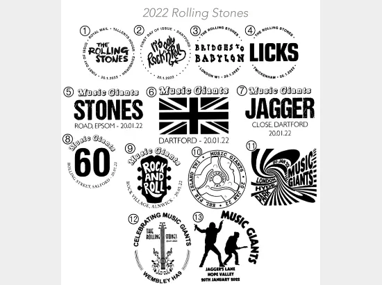Rolling Stones: Miniature Sheet Rolling Stones: Miniature Sheet